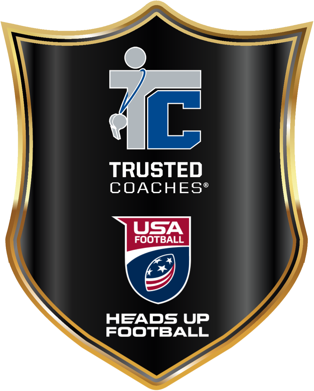 Trusted Coaches U S A Football Heads Up Logo PNG