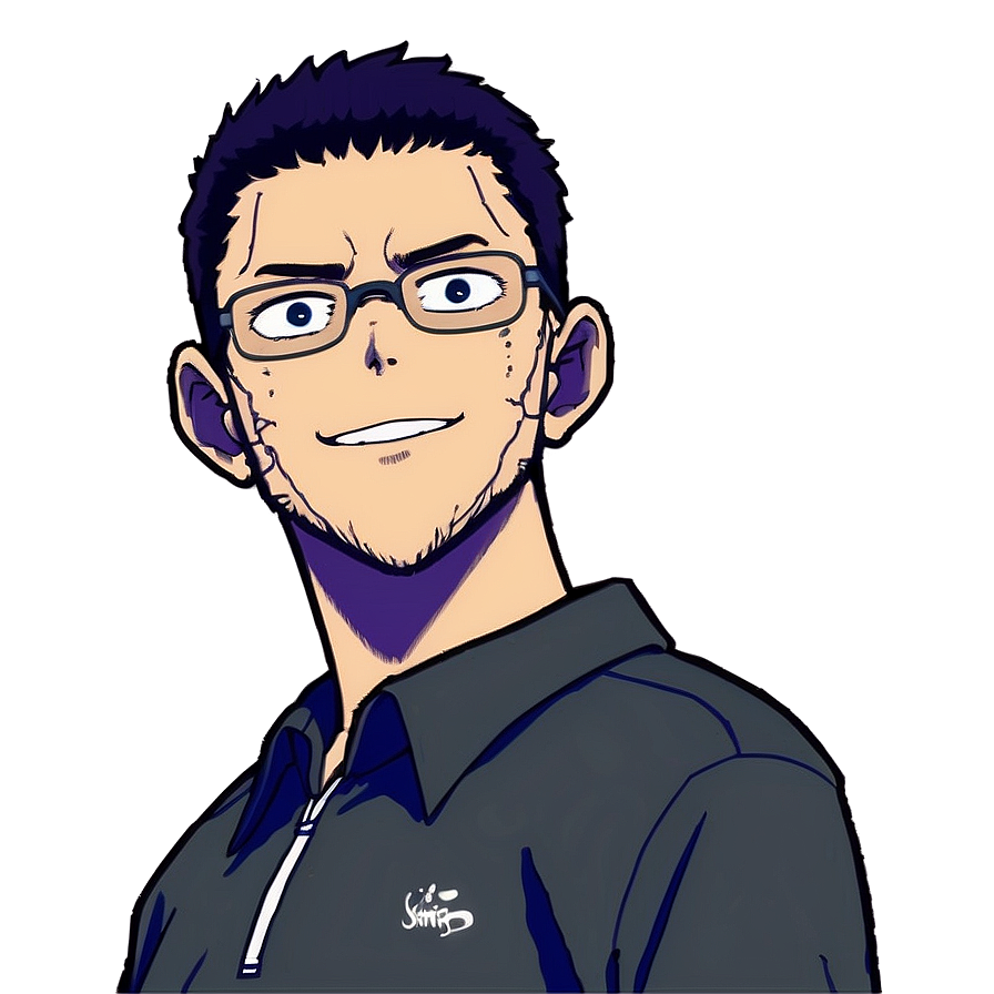 Tsukishima Kei Smirk Haikyuu Png Bcq18 PNG