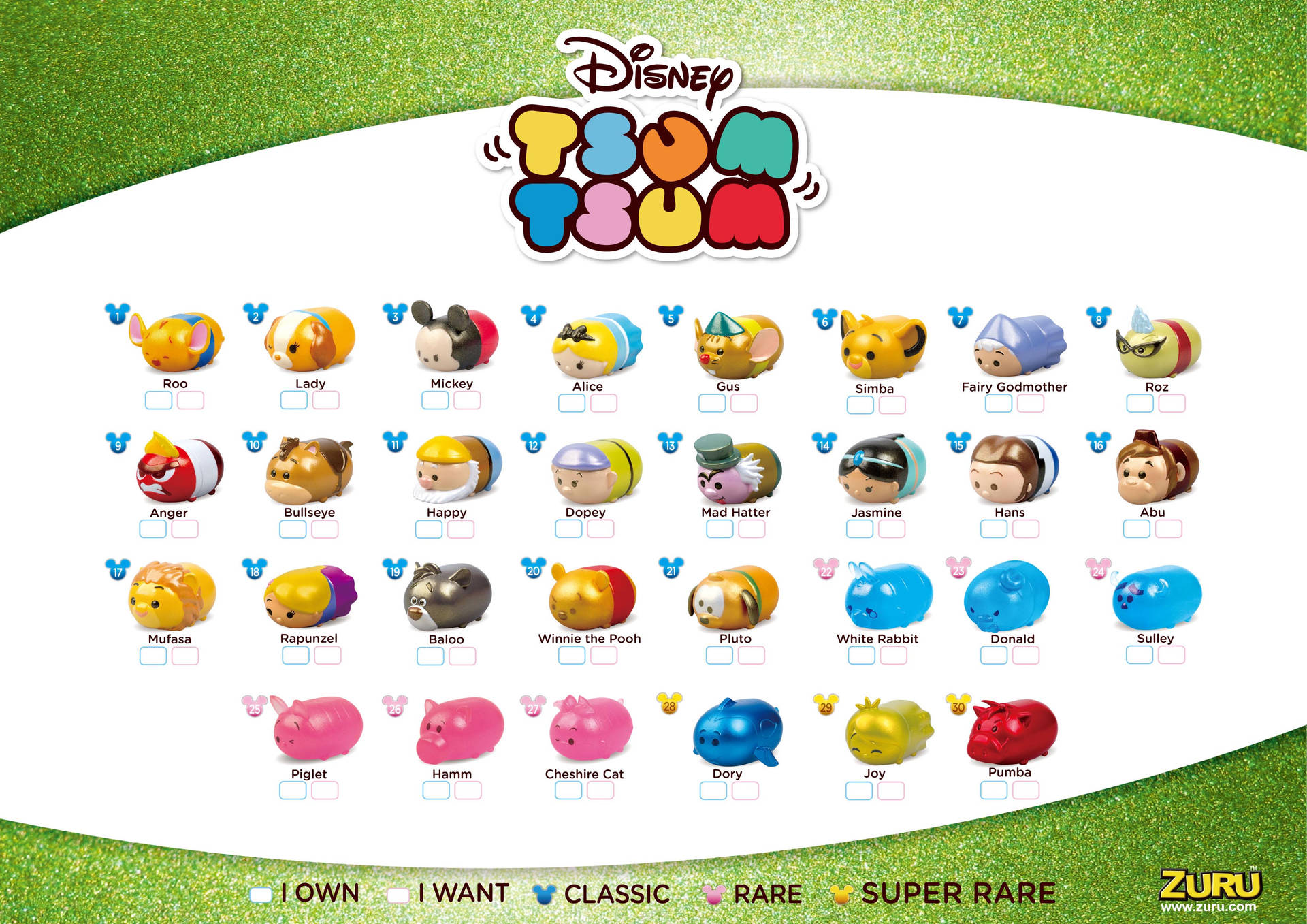 Tsum Tsum Characters Picture