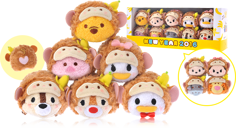 Tsum Tsum New Year2016 Collection PNG