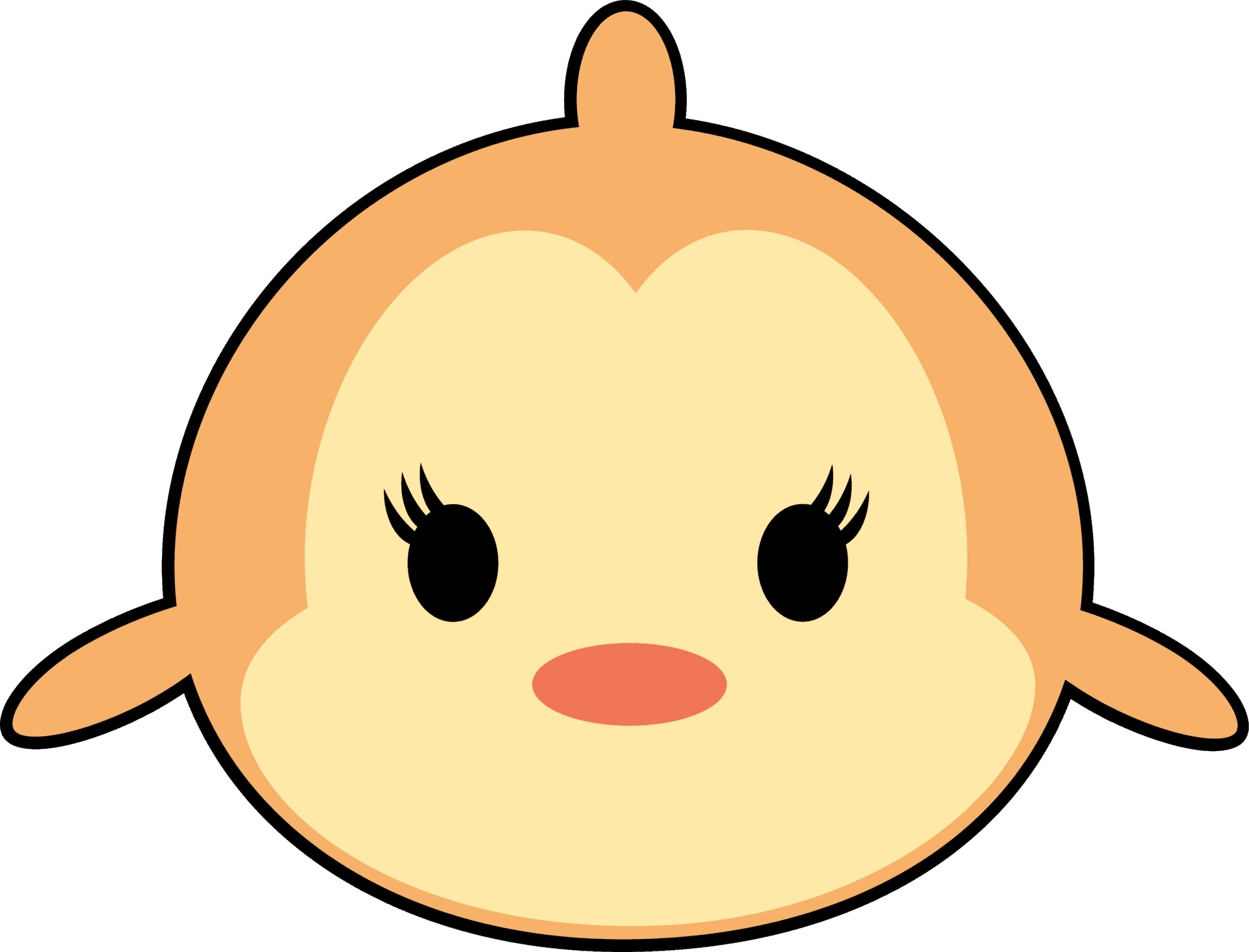 Tsum Tsum_ Character_ Face_ Vector PNG