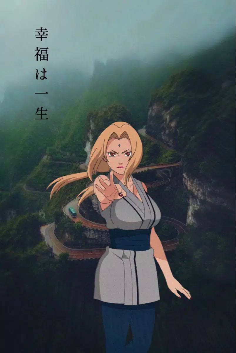 Tsunade Happiness For Life Wallpaper