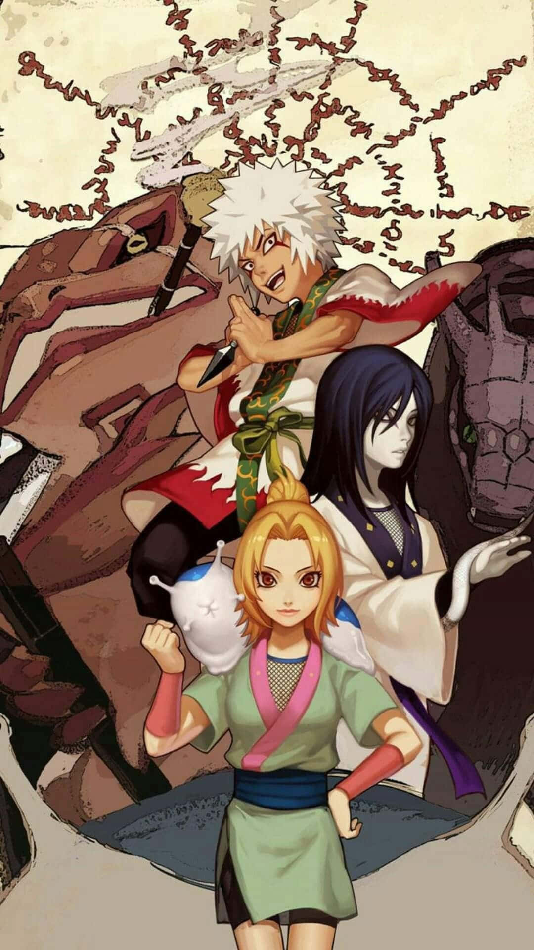 Own A Unique Piece Of Style With The Tsunade Iphone Wallpaper