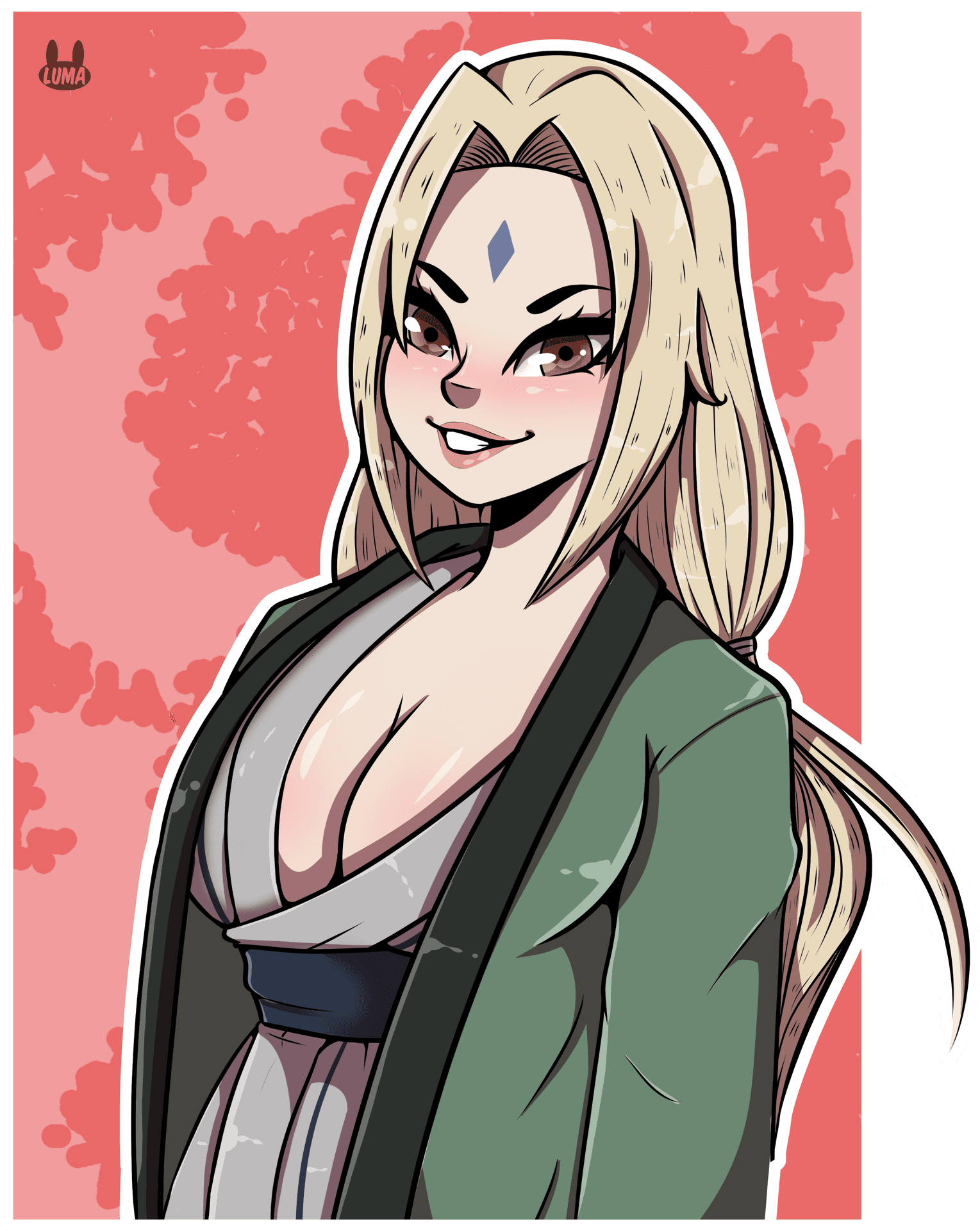 Download Tsunade Senju Anime Portrait | Wallpapers.com