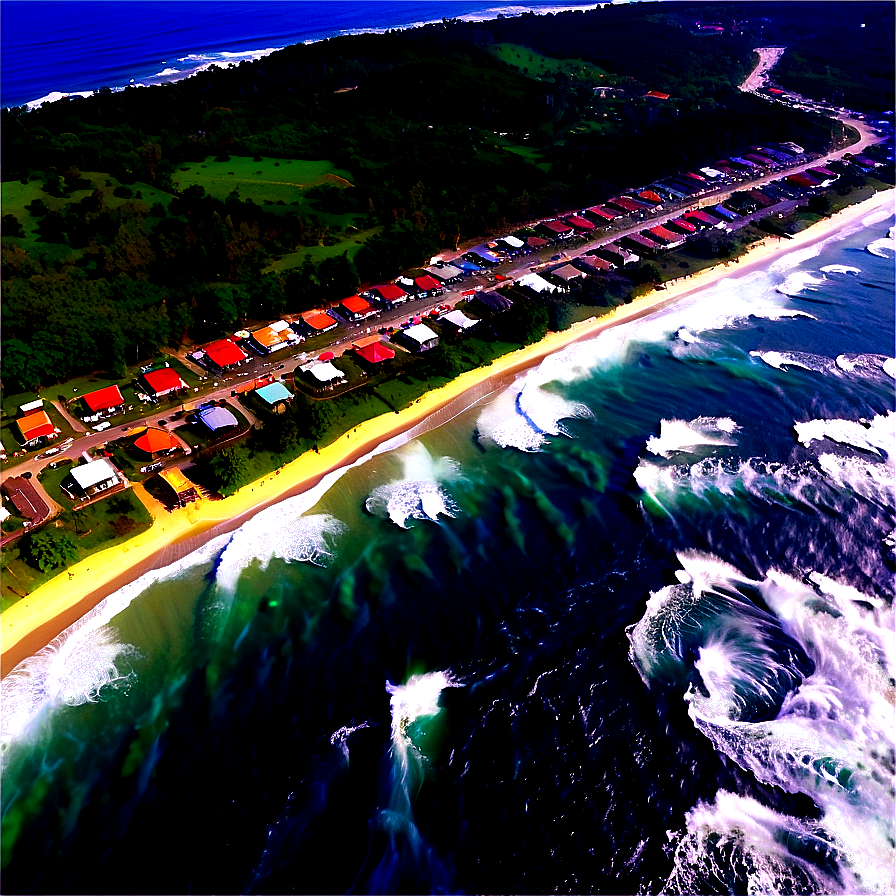 Tsunami Aerial View Png Xok PNG