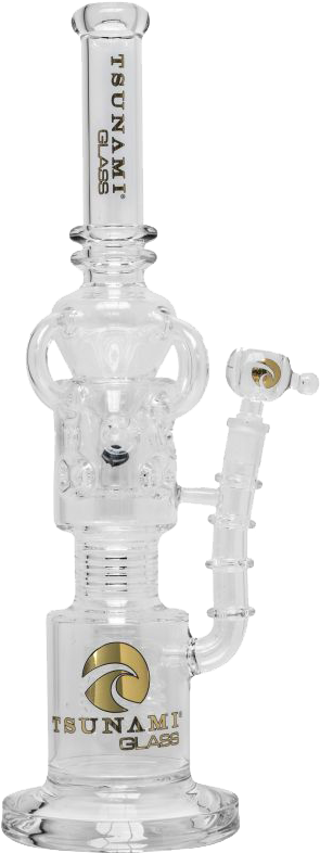 Tsunami Glass Bong PNG