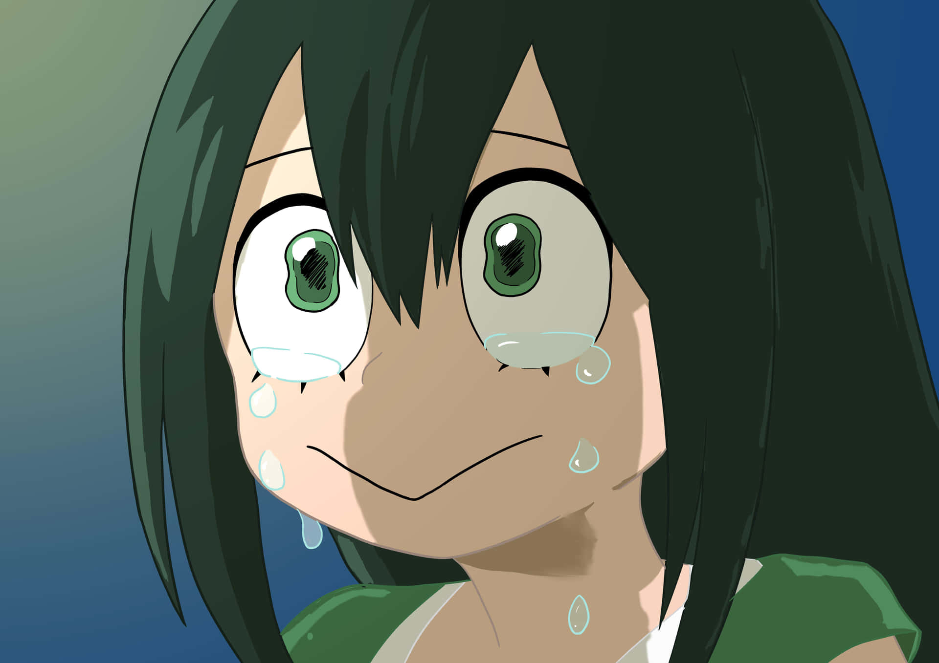 Tsuyu Asui, the cool and collected hero with an undying determination Wallpaper