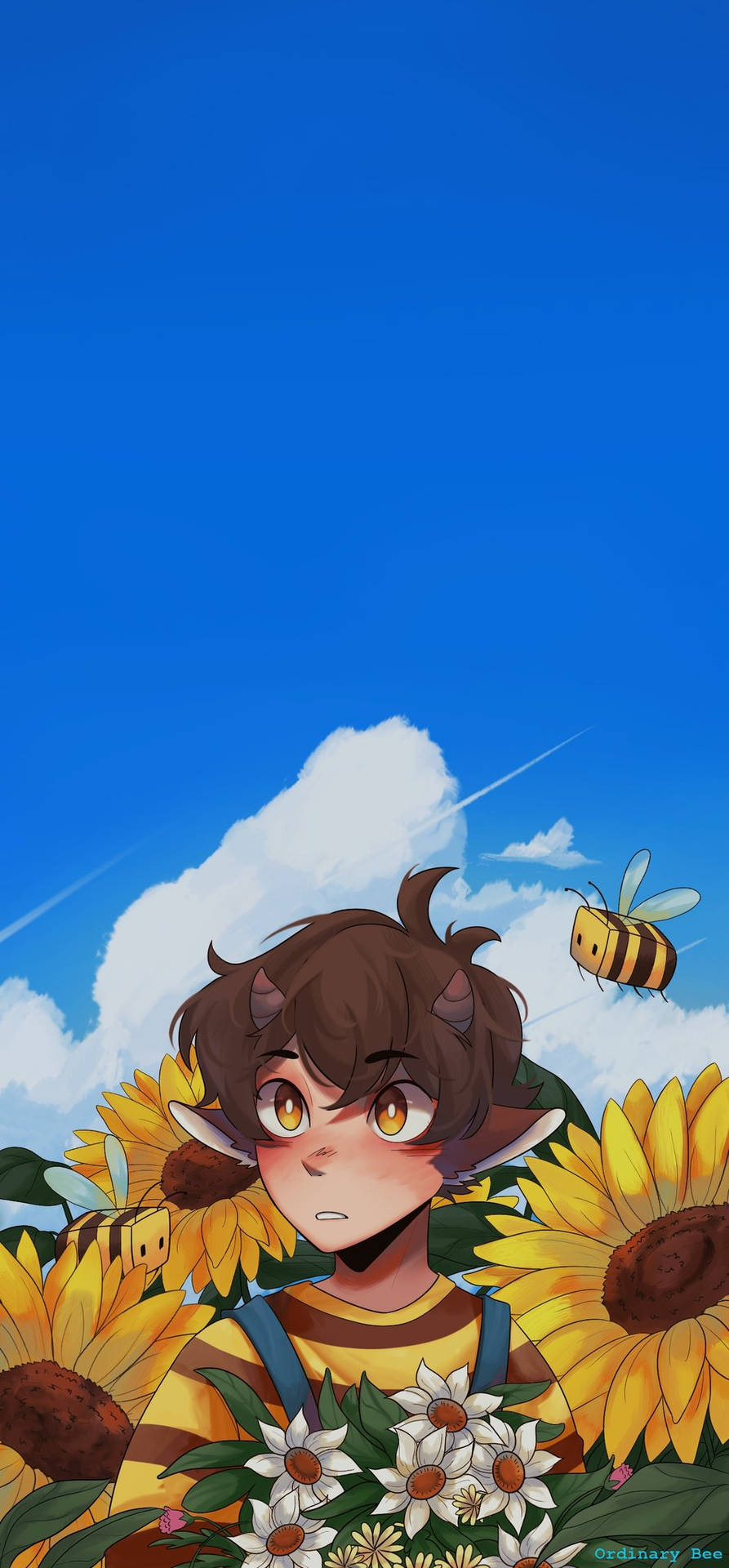 Tubbo Sunflower Field Wallpaper