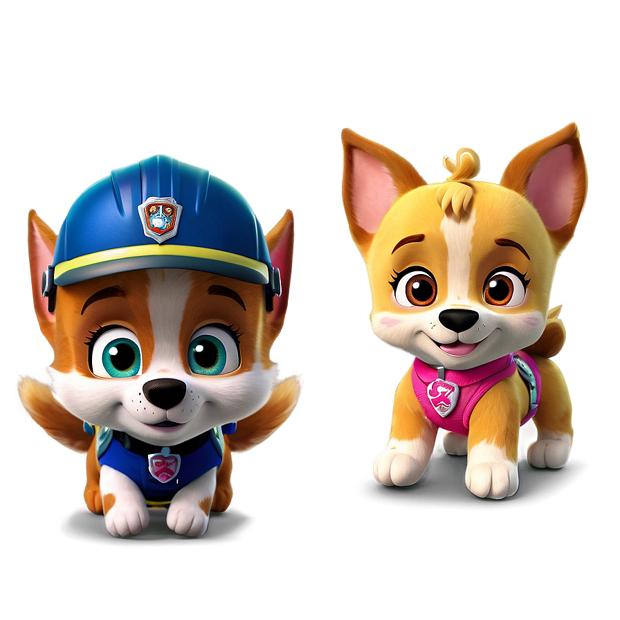 Download Tuck And Ella Paw Patrol Png Niw | Wallpapers.com