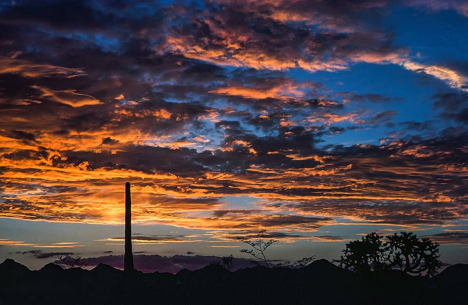 Tucson Sunset Sky Wallpaper