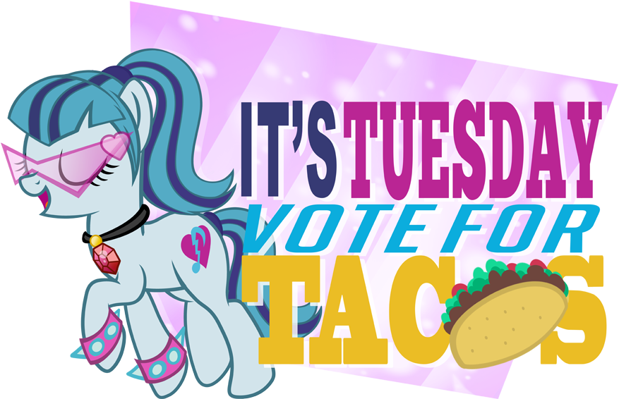 Tuesday Taco Vote Cartoon Pony PNG