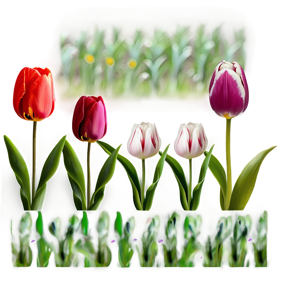 Tulip Field Png Cgb4 PNG