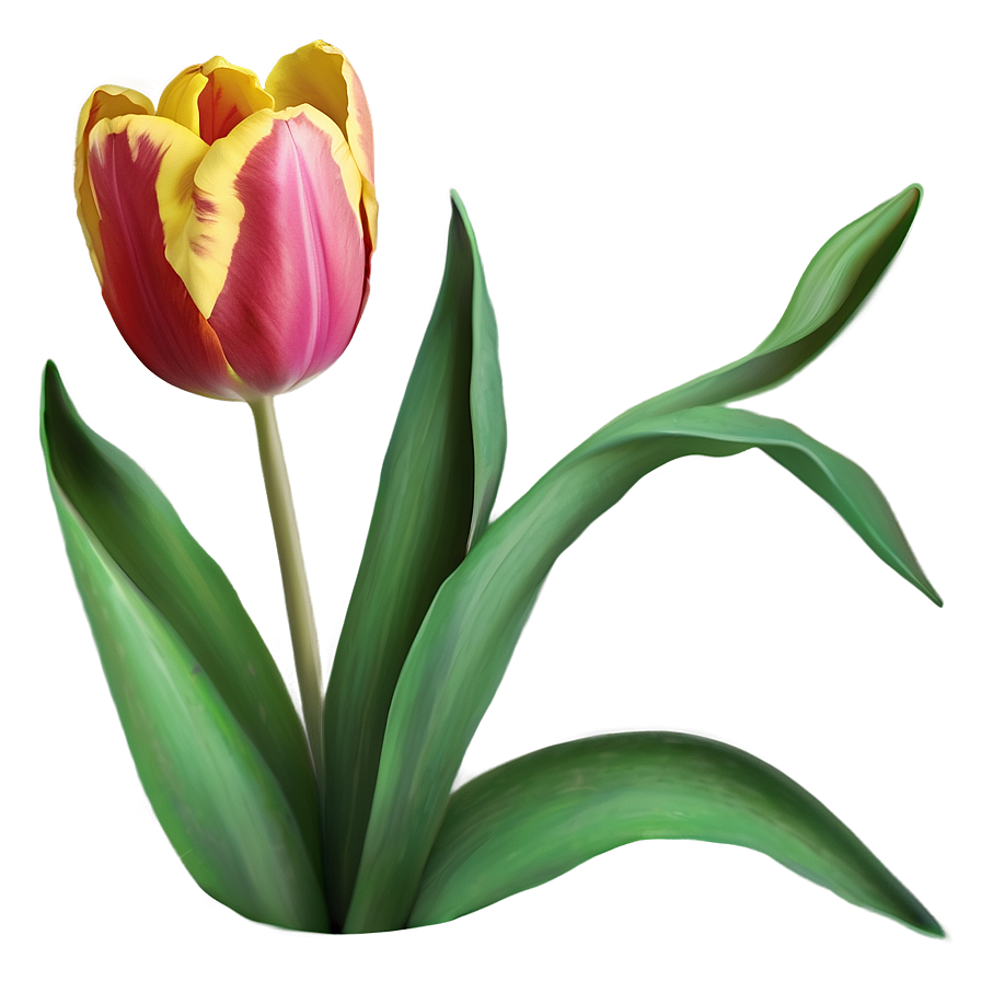 Tulip Flower Drawing Png Rwn PNG