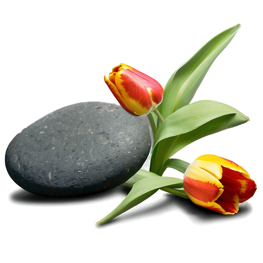 Tulips And Stones Png 05242024 PNG