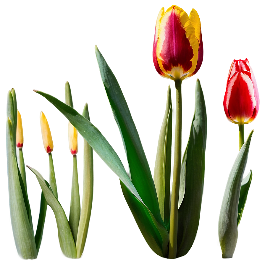 Tulips In The Fog Png Tok75 PNG