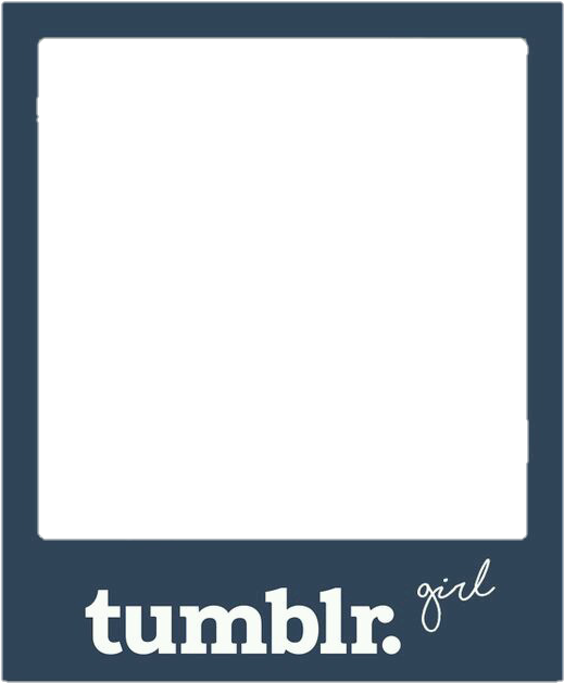 Tumblr Logo Border Design PNG