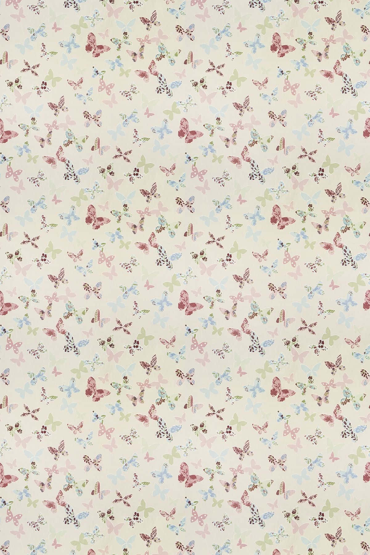 A Fabric With A Small Flower Pattern Wallpaper