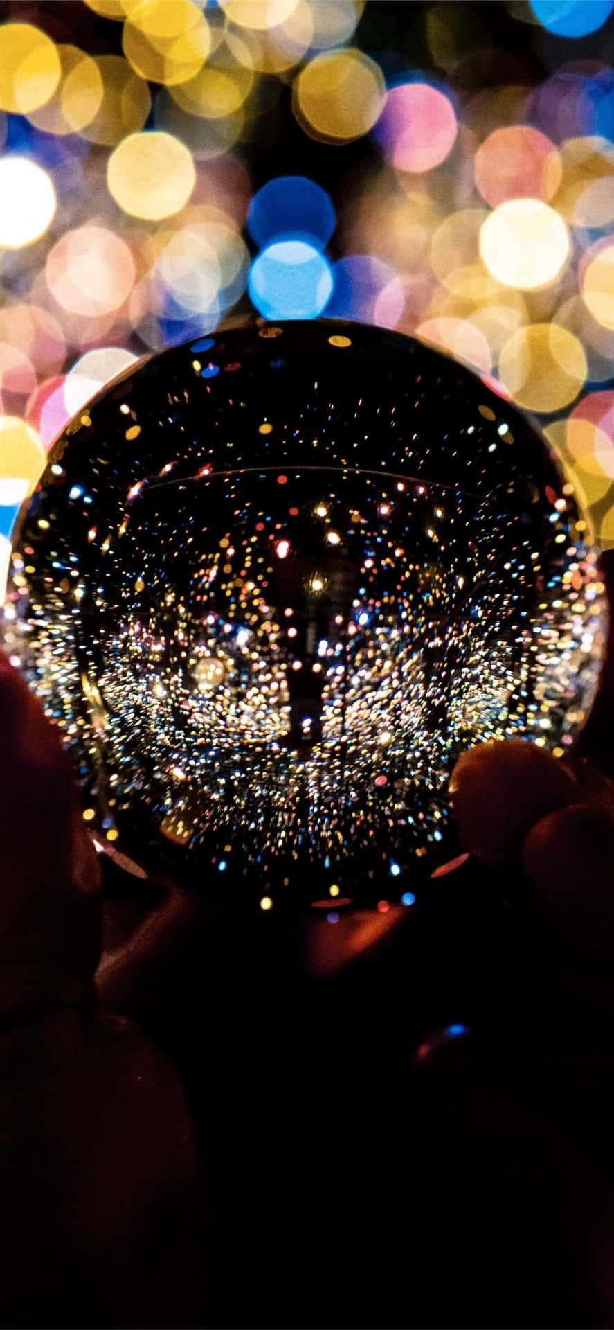 Fotografíade Tumblr De Bola De Cristal Brillante Para Iphone. Fondo de pantalla