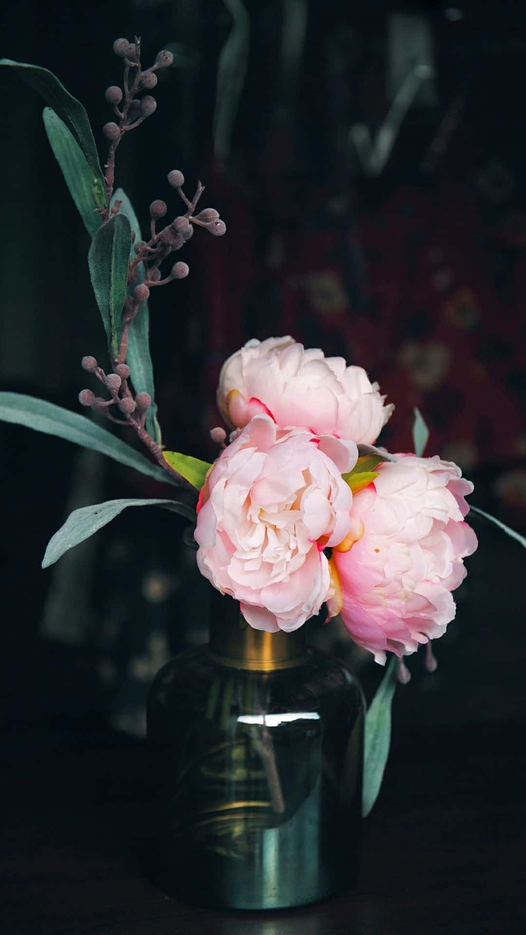 Tumblr Photography Pink Peony Vase Wallpaper