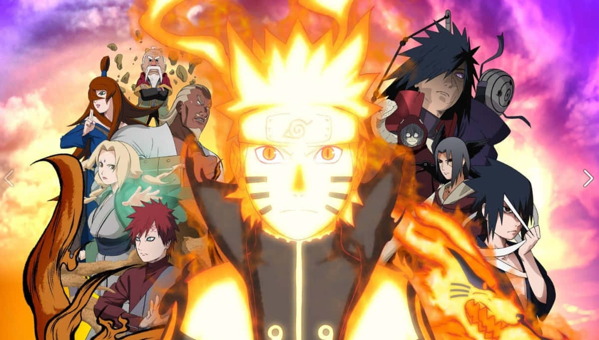 Tumultuous Naruto Shippuden Characters Wallpaper