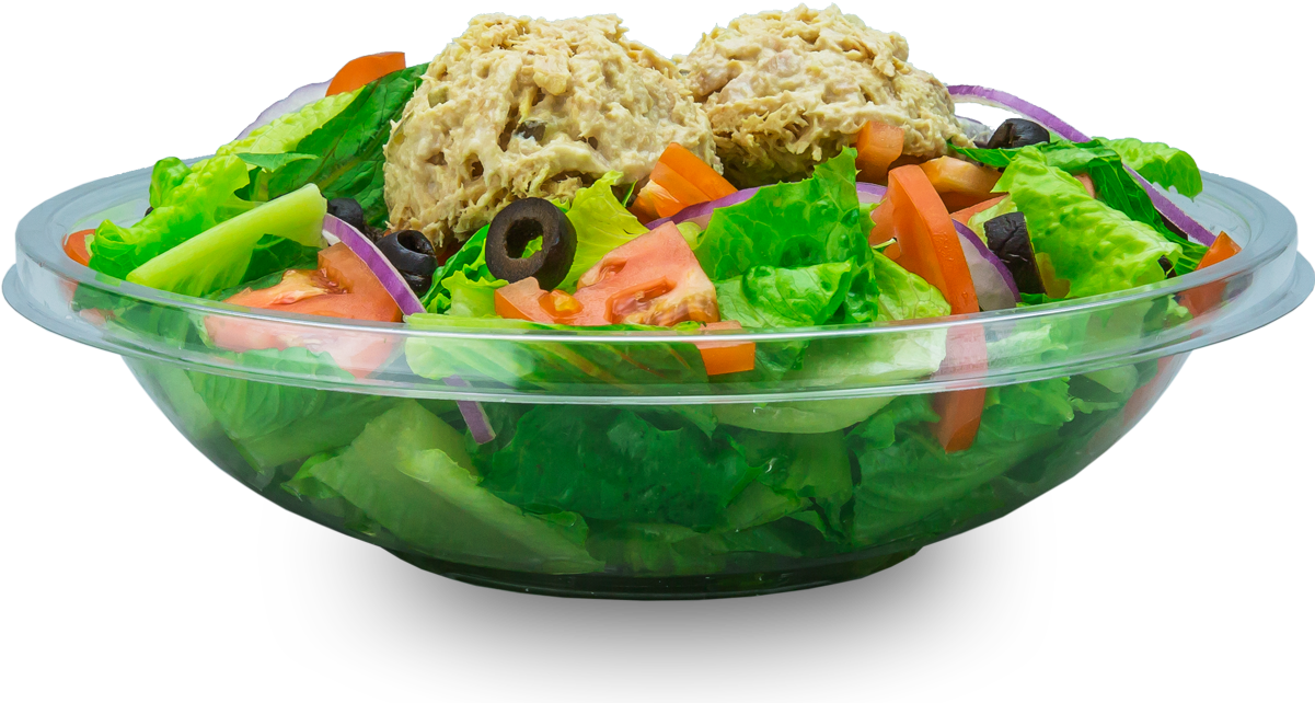 Tuna Salad Bowl Fresh Vegetables PNG