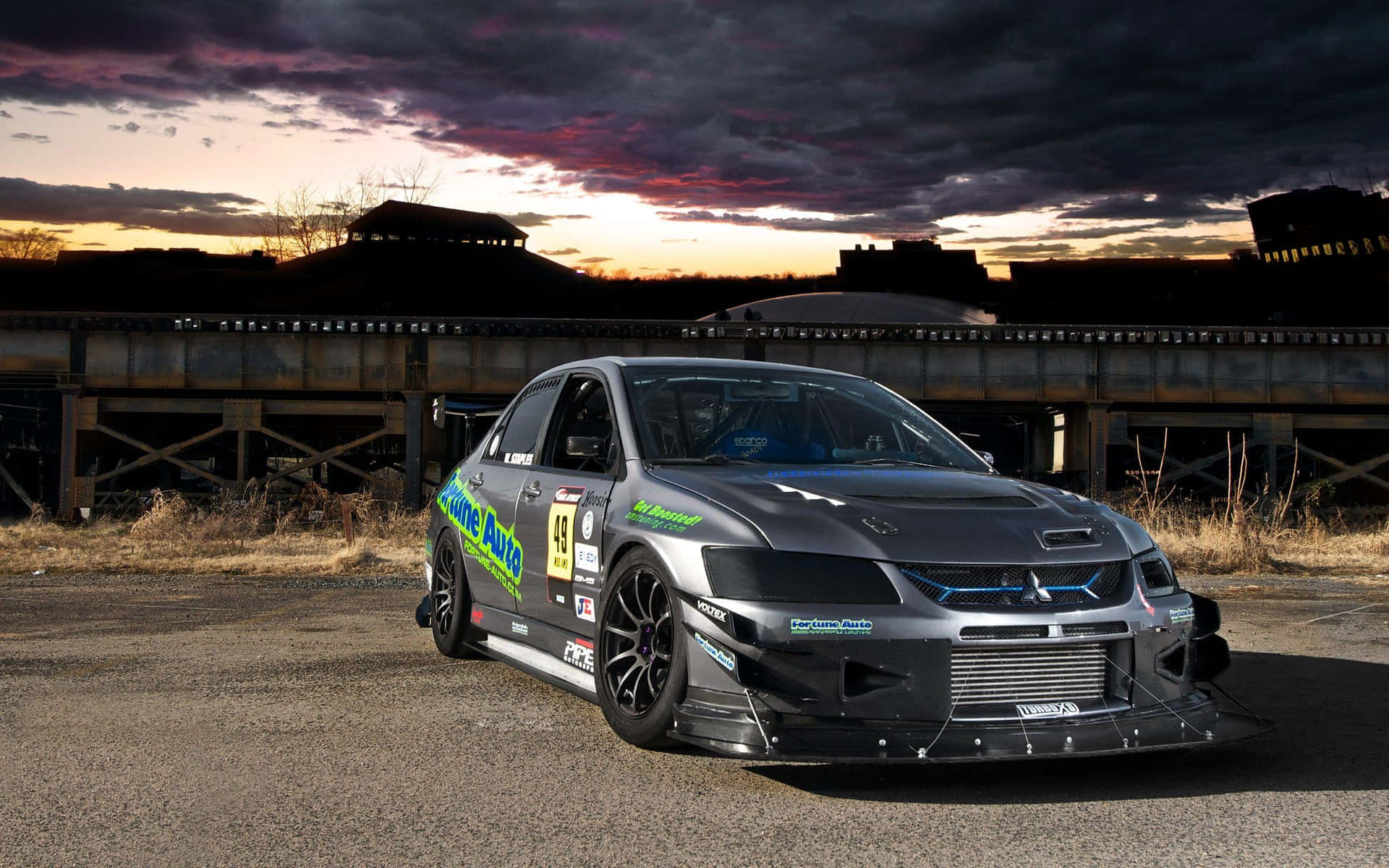 Stunning Tuned Car Showcasing Modified Design and Power Wallpaper