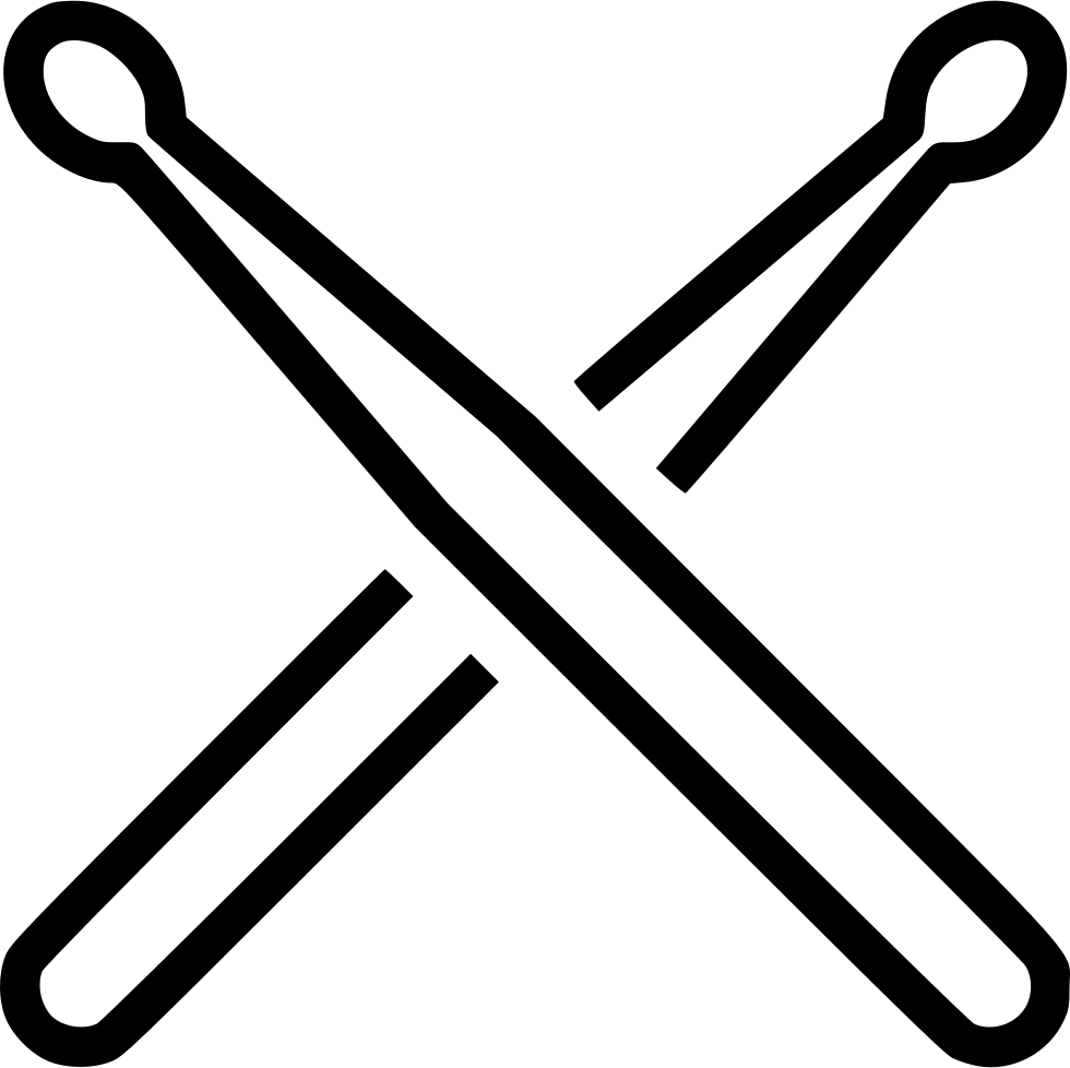 Tuning Fork Icon Black PNG