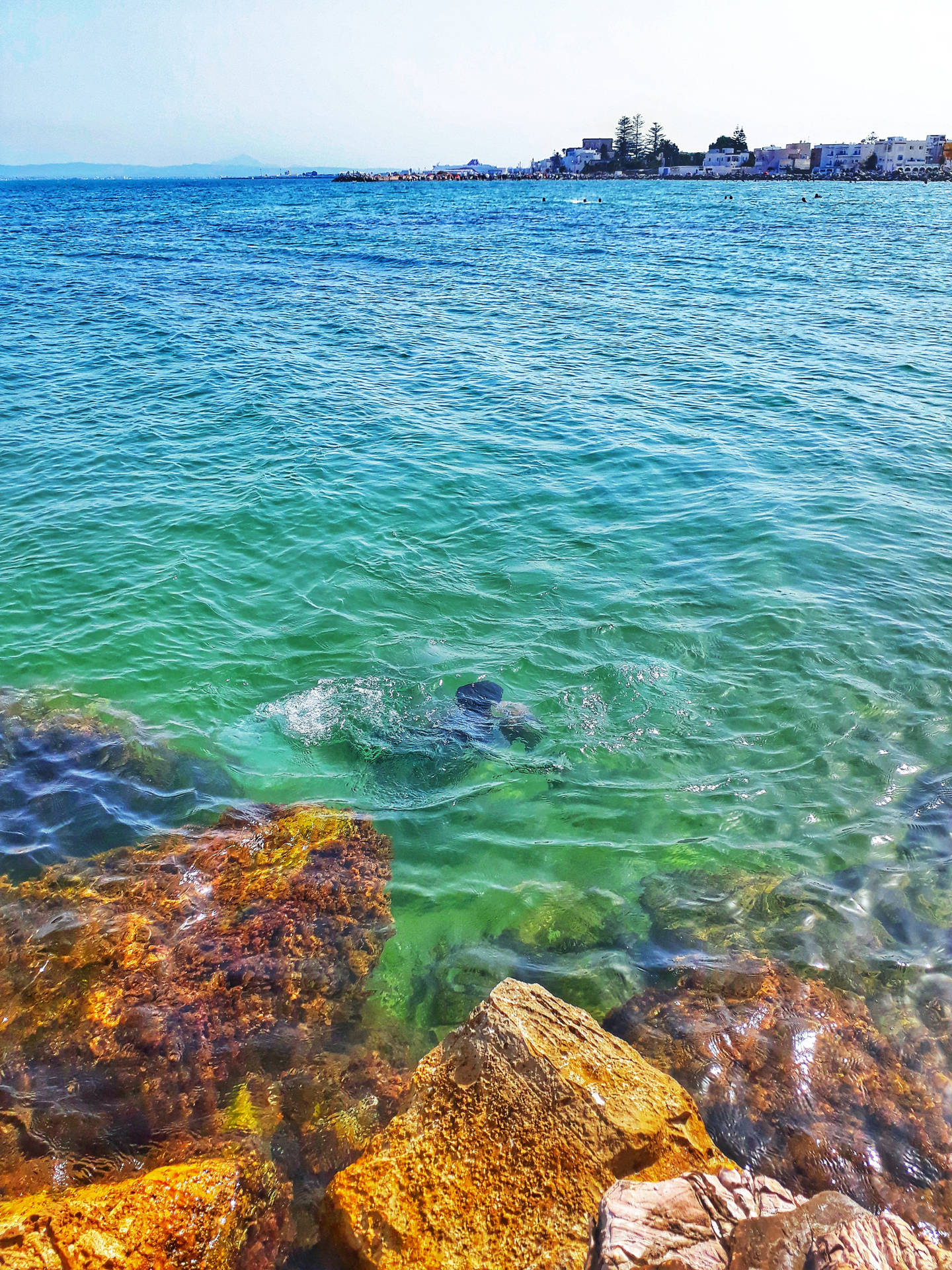 Tunisia Green Clear Ocean Wallpaper