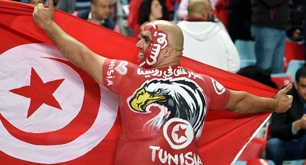 Tunisia National Football Team Avid Fan Background
