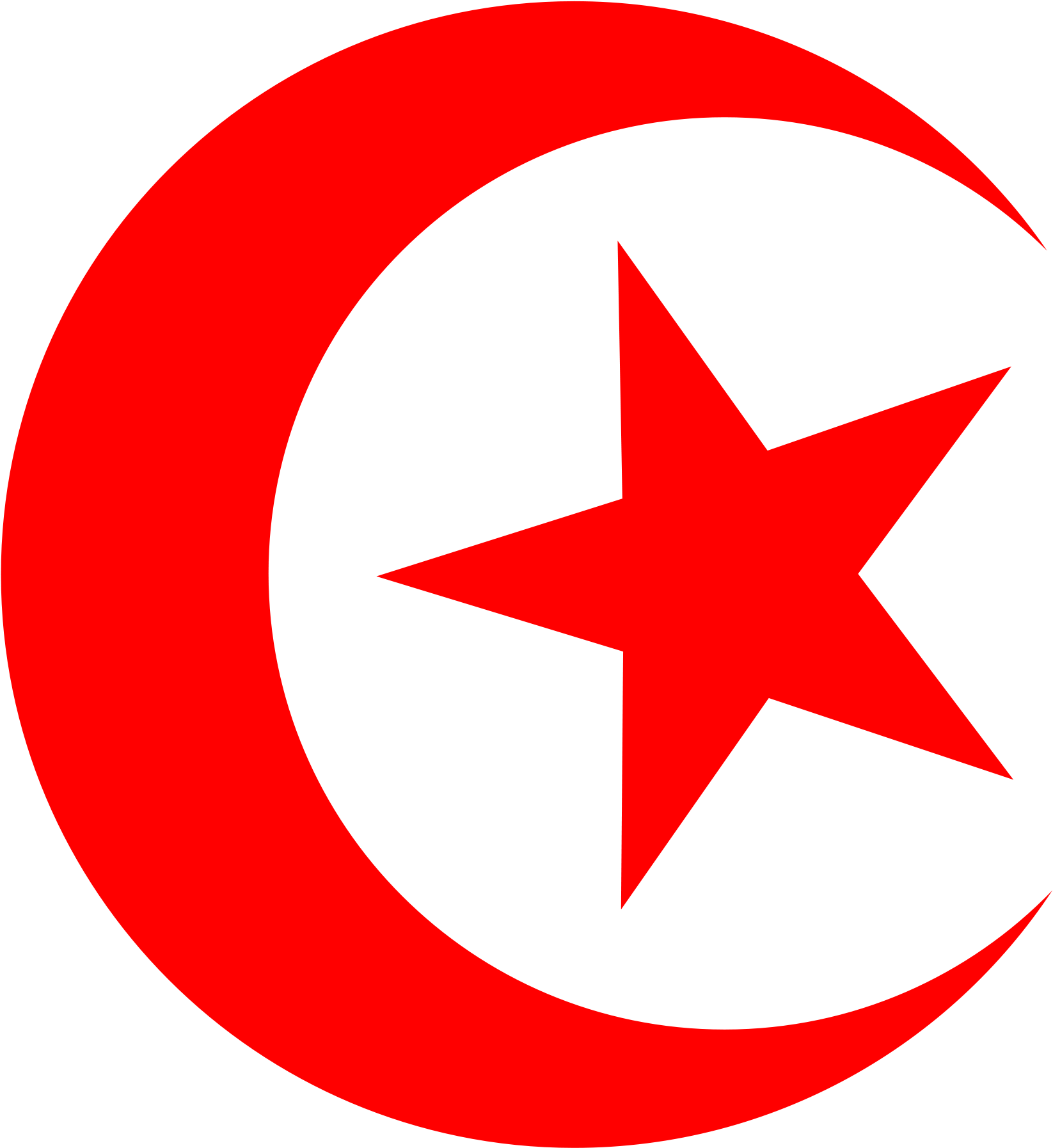 Tunisian Flag Graphic PNG