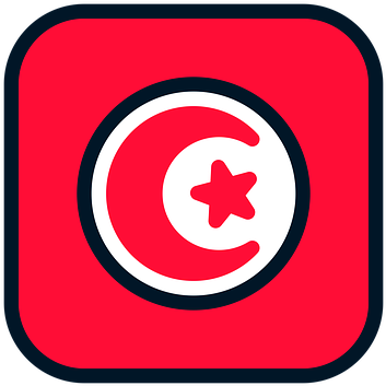 Tunisian Flag Icon PNG
