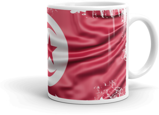 Tunisian Flag Mug PNG