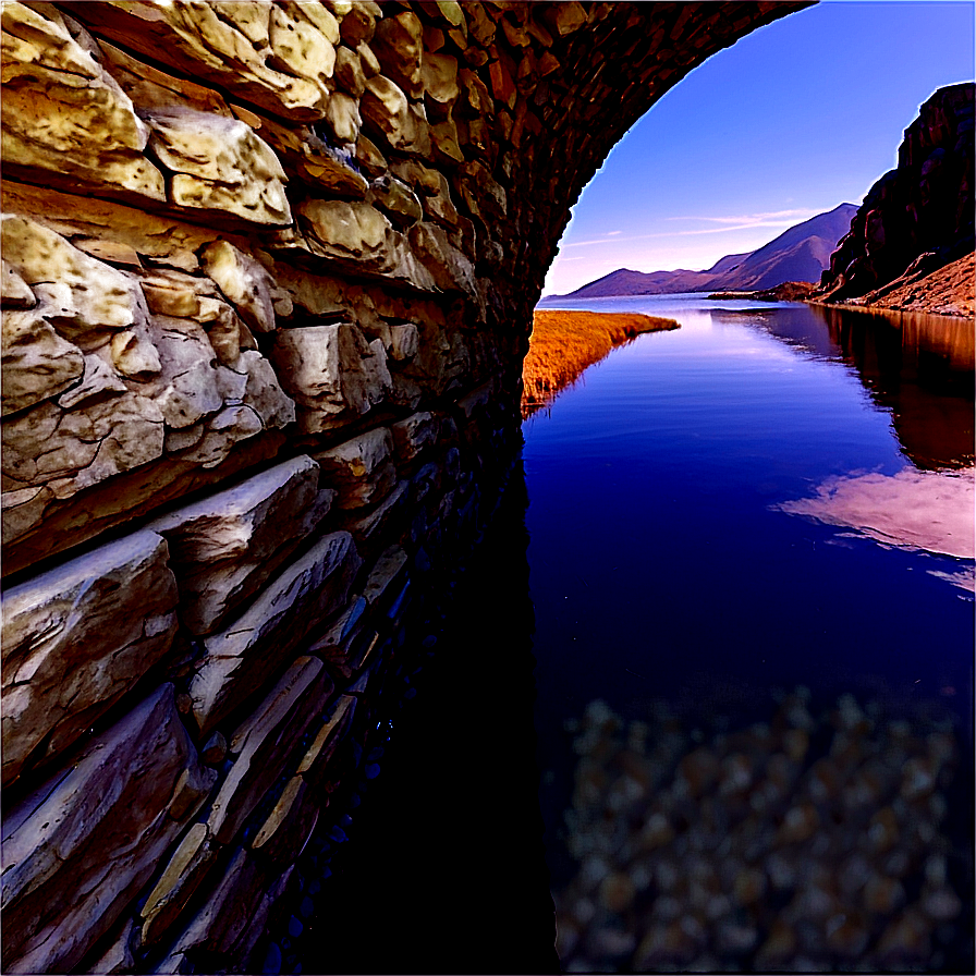 Tunnel With Reflective Water Png Sxb PNG