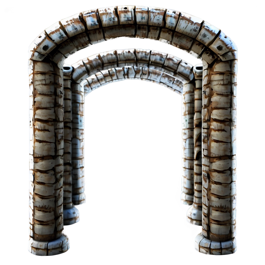 Tunnel With Wooden Beams Png Fti37 PNG