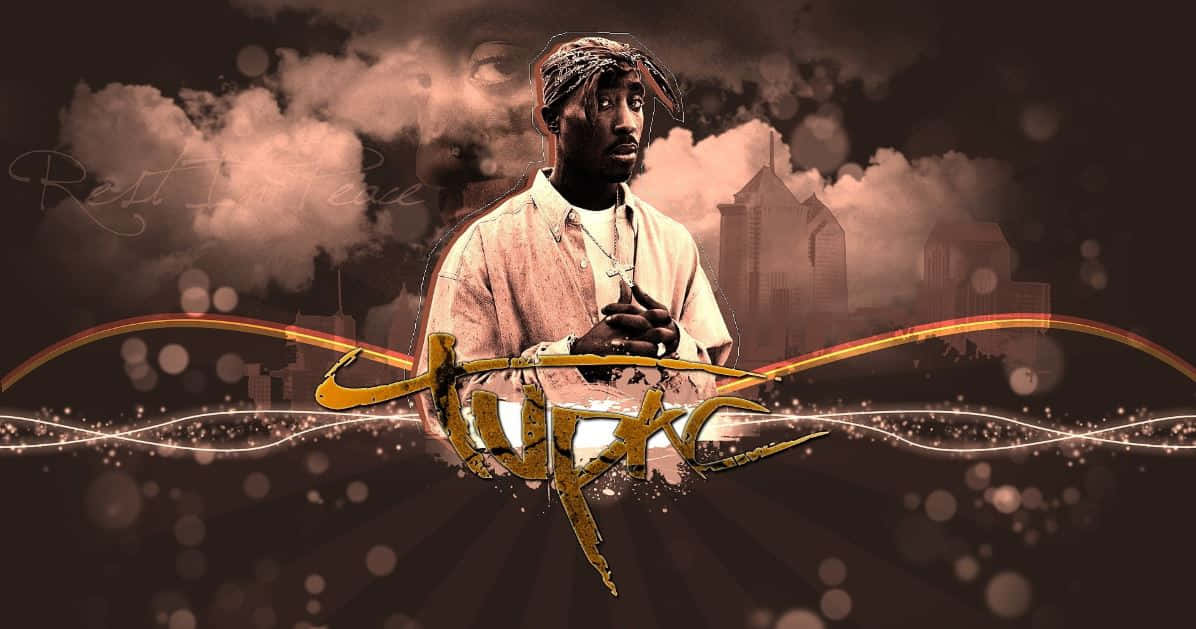 Iconic portrait of legendary Hip-Hop artist, Tupac Shakur