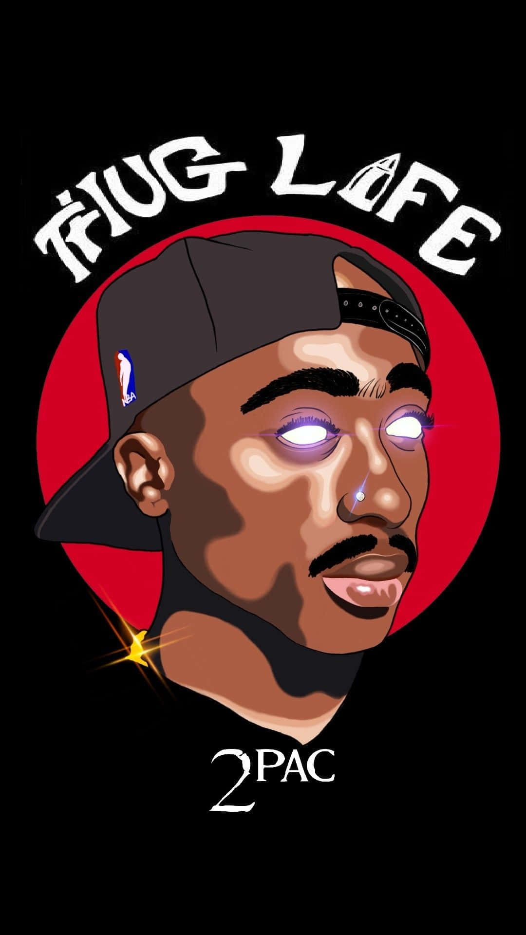 tupac cartoon