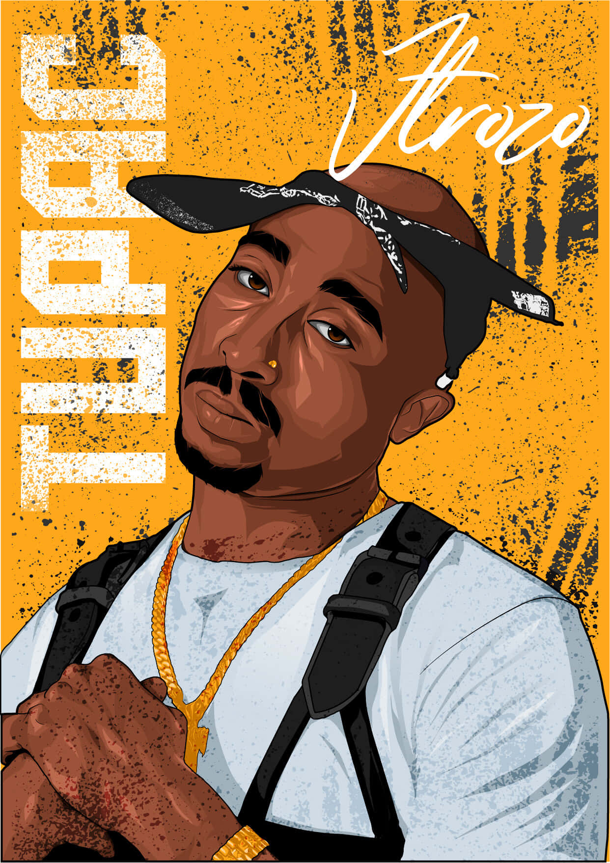 "Tupac Shakur's Legendary Career" Wallpaper