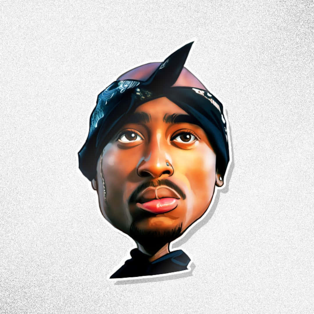 Den Ustoppelige: Tupac Shakur tapet Wallpaper