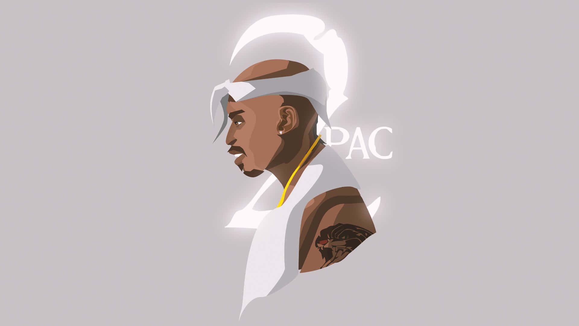 "A Throwback to a Tupac Legend" Wallpaper