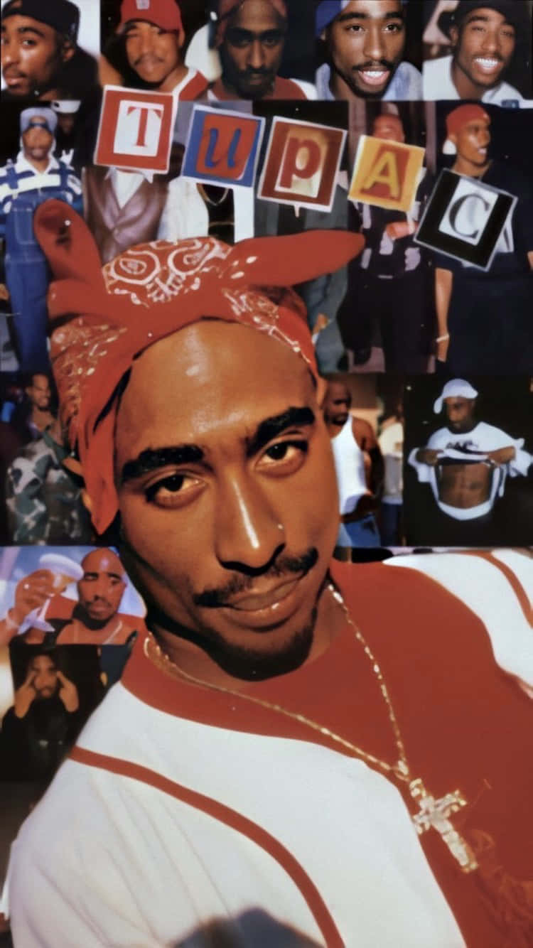 Get down to the music of Tupac with the new Tupac Iphone Wallpaper