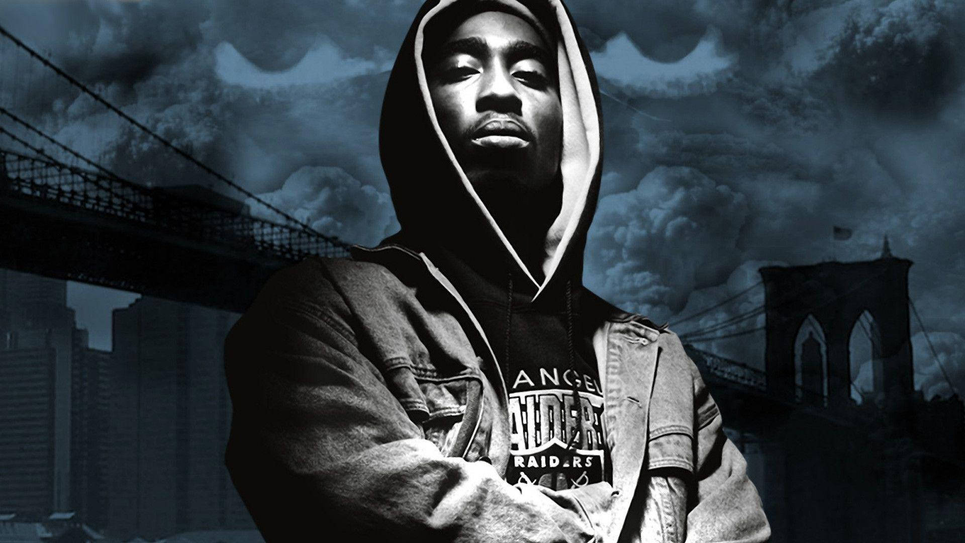 Tupak Shakur American Rapper Wallpaper