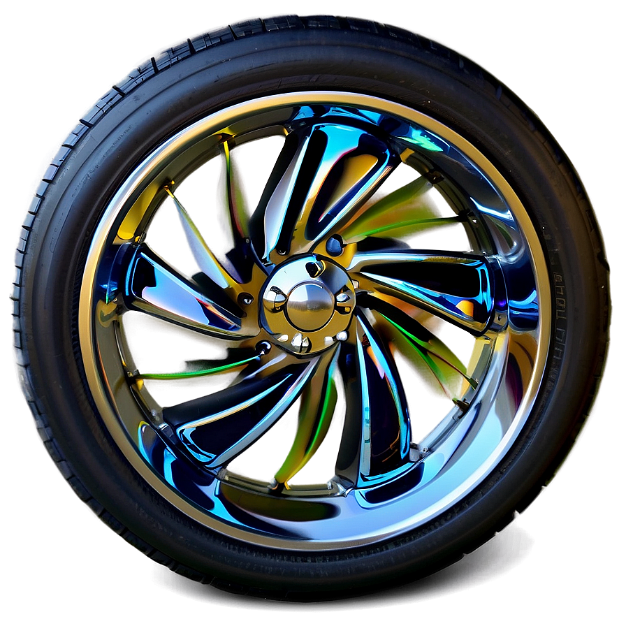 Turbine Car Wheel Png 06122024 PNG