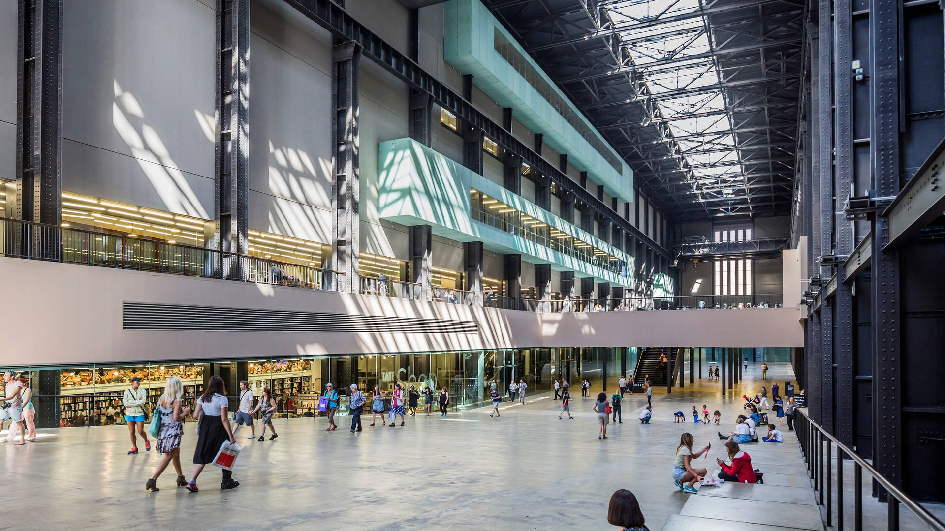 Turbinehall Al Mattino - Tate Modern Sfondo