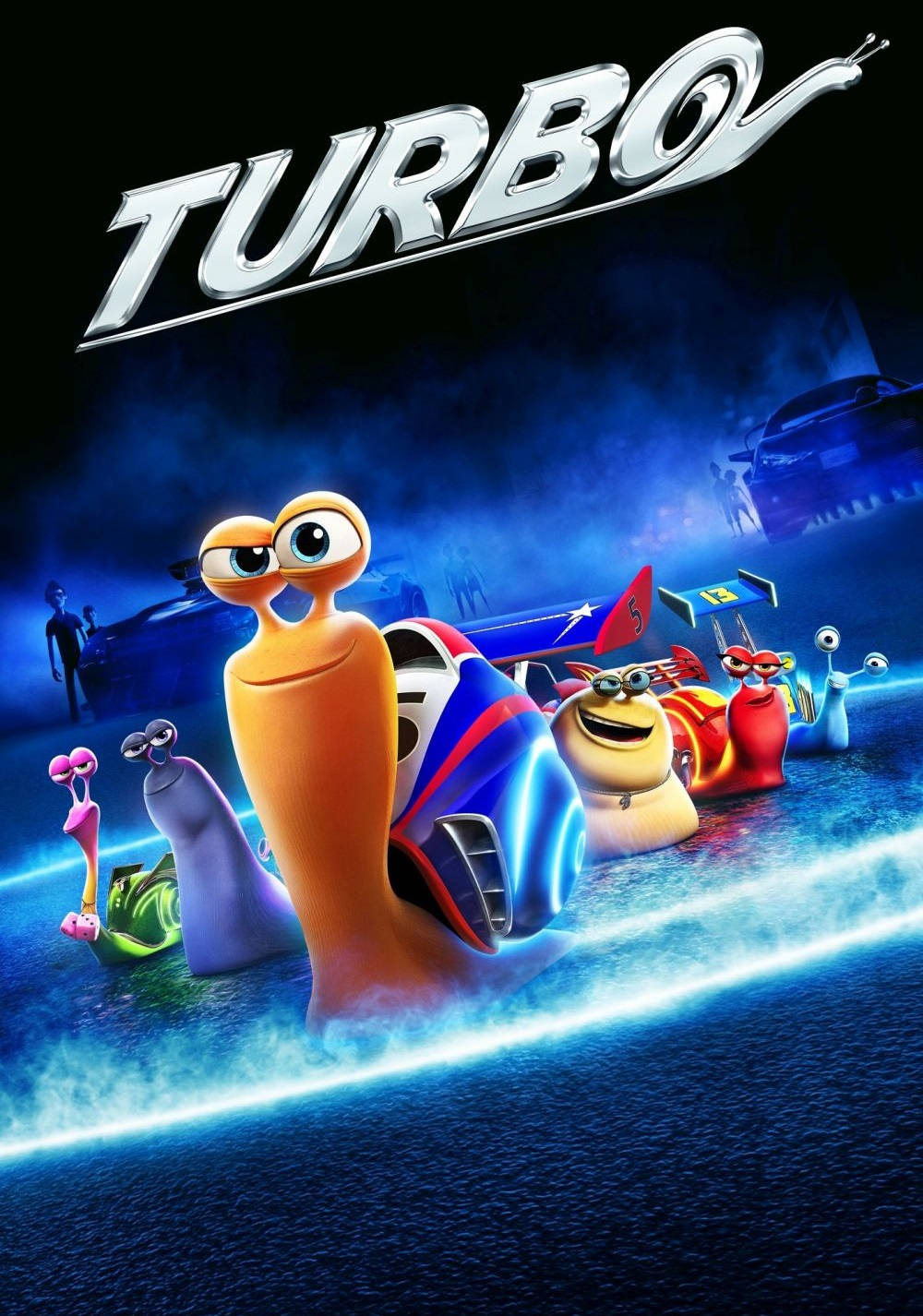 Turbo Animated Movie Poster Background