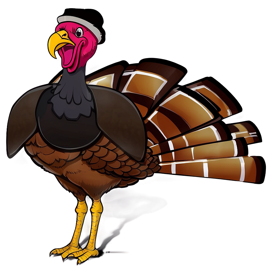 Turkey In Hat Png Hyb PNG