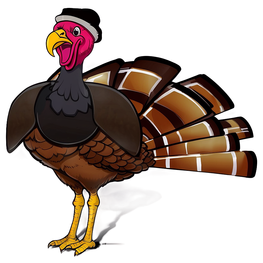 Download Turkey In Hat Png Hyb | Wallpapers.com