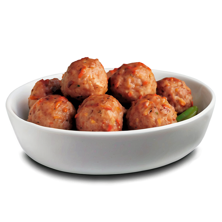 Turkey Meatball Serving Png 06242024 PNG