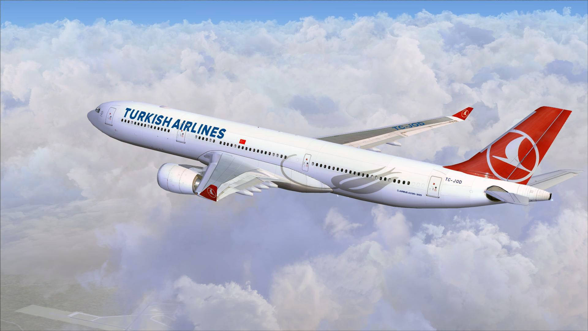 Turkish Airlines Airbus A350-900 Background