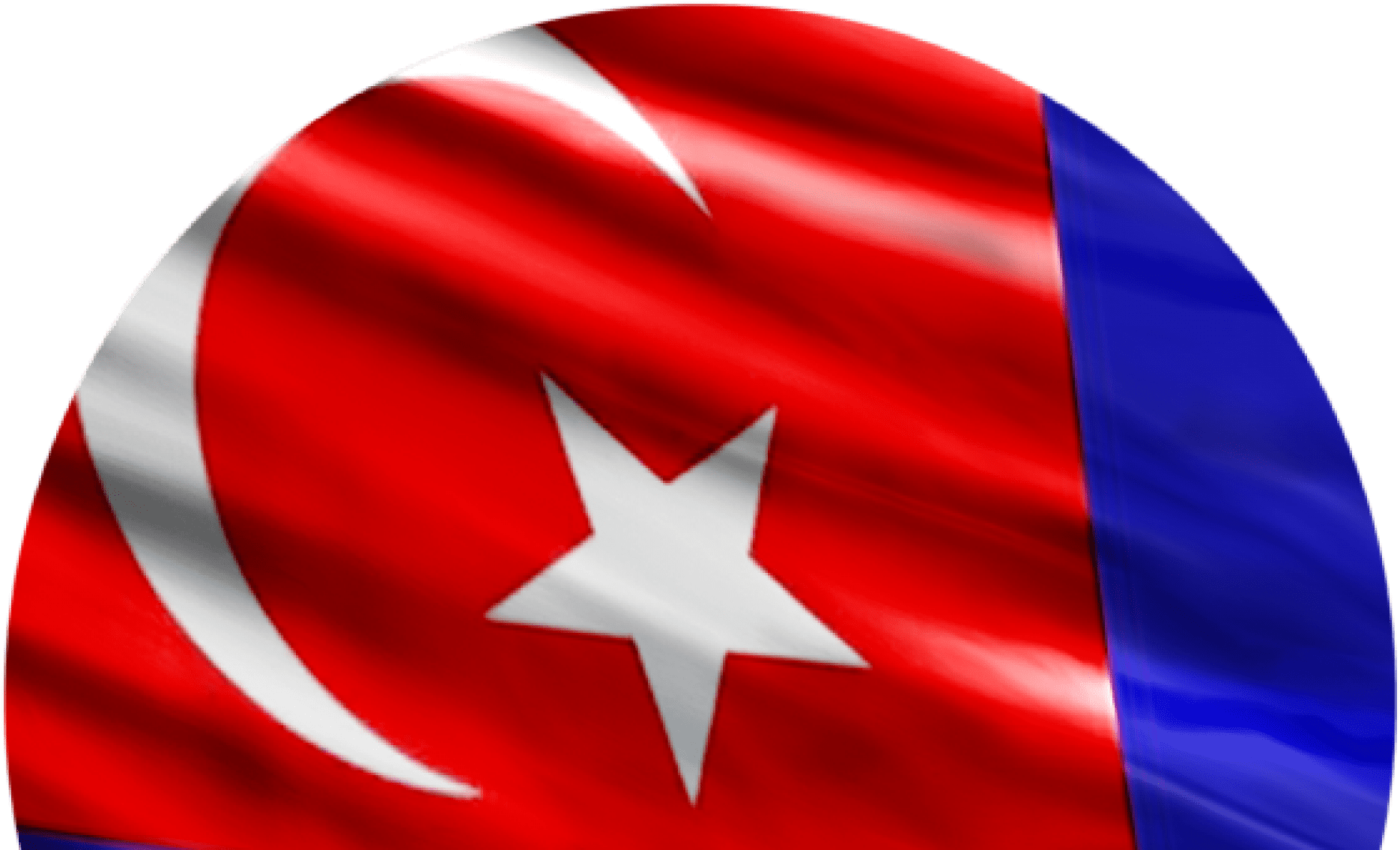 Turkish Flag Closeup Waving PNG