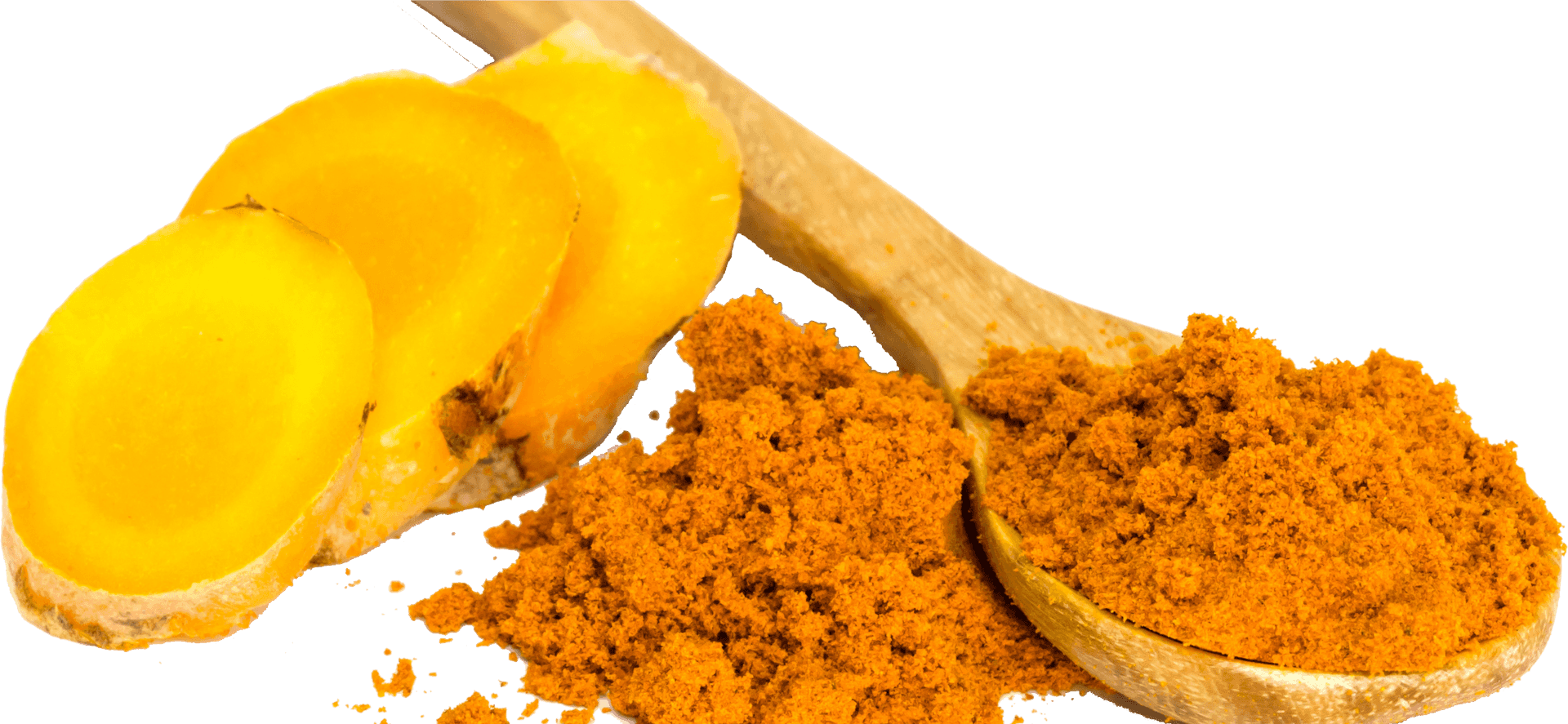 Turmeric Rootsand Powder PNG